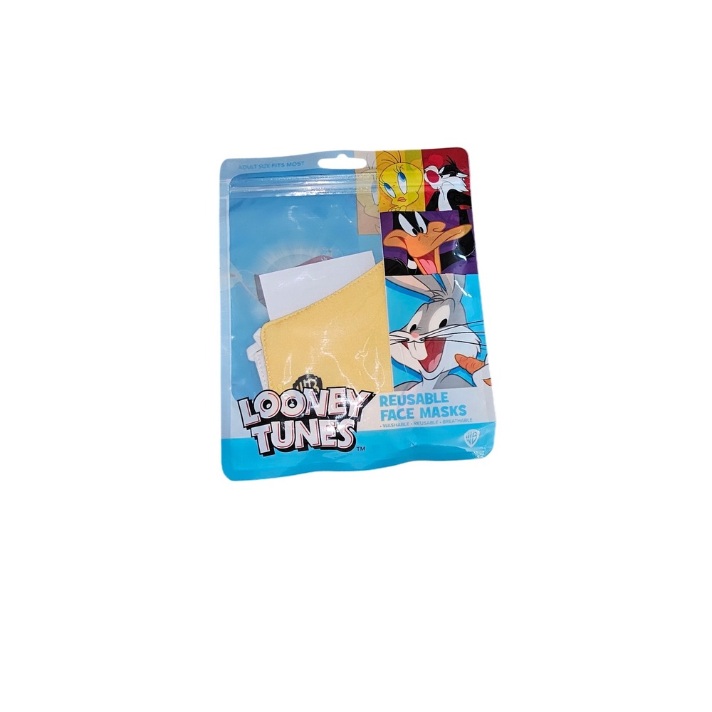 Looney Tunes Reusable Face Masks Adult Size Bugs Bunny Tweety 1Pack NIP #465-467